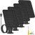 5W Solar Panel Compatible with Blink Outdoor 4(4th Gen)/2K+ Camera, Solar Panel Charger for Blink Outdoor Camera with 13.1ft Cable Rubber Plug, IP65 Weatherproof, Includes Secure Wall Mount, 4 Pack