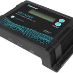 Renogy Voyager 20A 12V/24V PWM Waterproof Solar Charge Controller w/ LCD Display for AGM, Gel, Flooded and Lithium Battery, Used in RVs, Trailers, Boats, Yachts, Voyager 20A