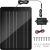Solar Battery Charger Maintainer, Zuomeng 15W Solar Panel Kit for Dump Trailer Built-in Maintenance Pulse & Intelligent MPPT Charge Controller, Waterproof, Suitable for 12V Lead-Acid Battery